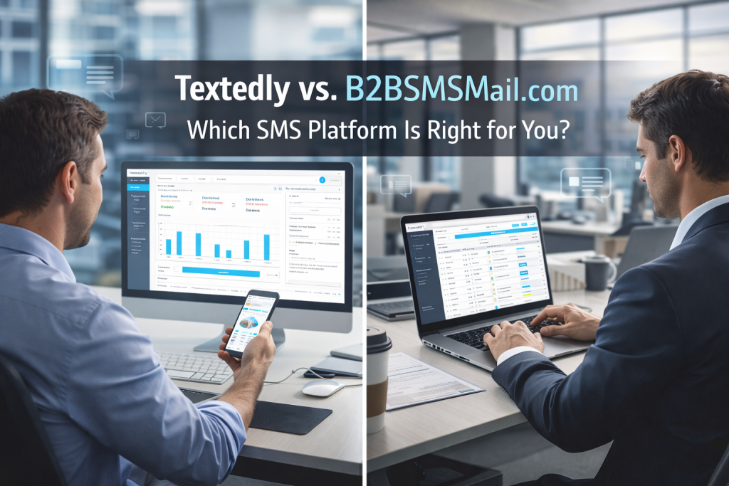 Textedly vs. B2BSMSMail.com