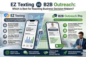 EZ Texting vs B2BSMSMail: Best for B2B Decision-Makers?